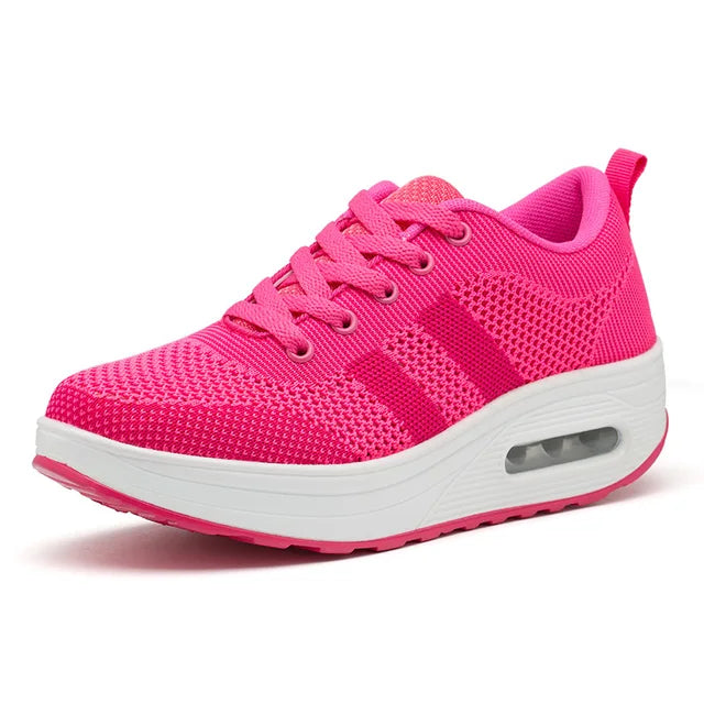Orthopedic sneakers with air bubbles
