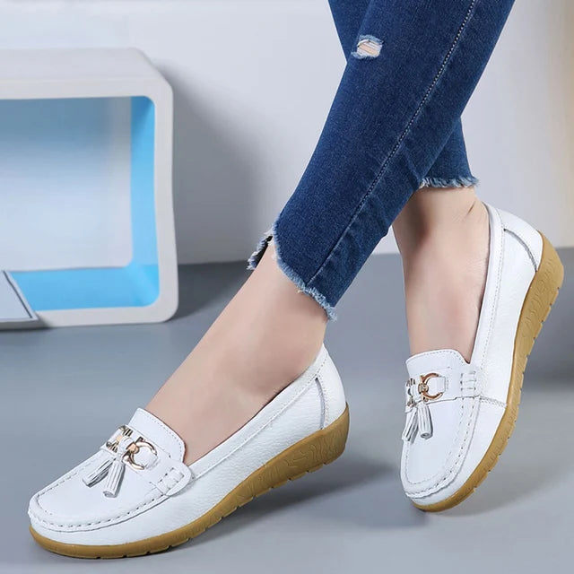 Orthopedic Leather Moccasin