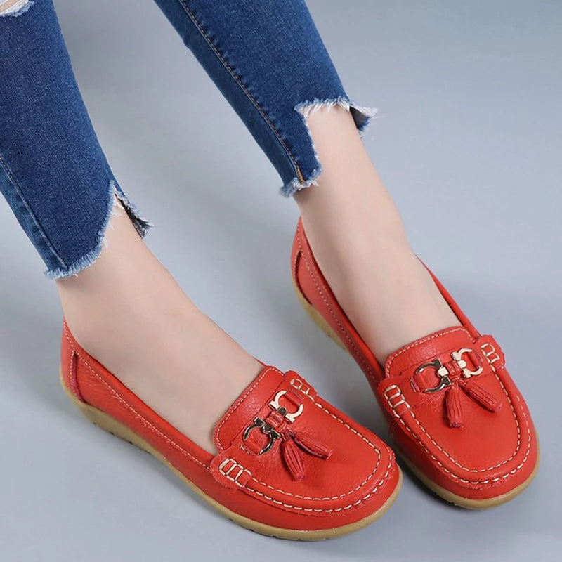 Orthopedic Leather Moccasin