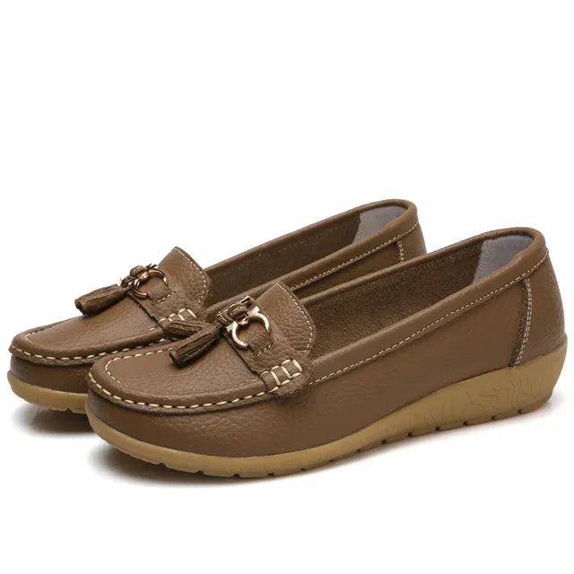 Orthopedic Leather Moccasin