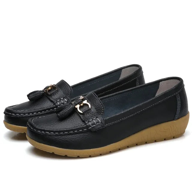 Orthopedic Leather Moccasin