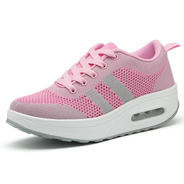 Orthopedic sneakers with air bubbles