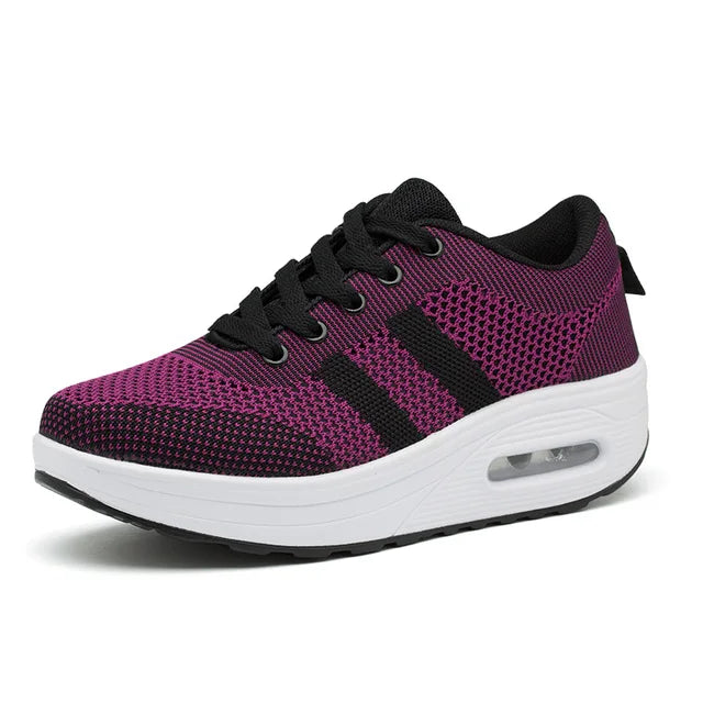 Orthopedic sneakers with air bubbles