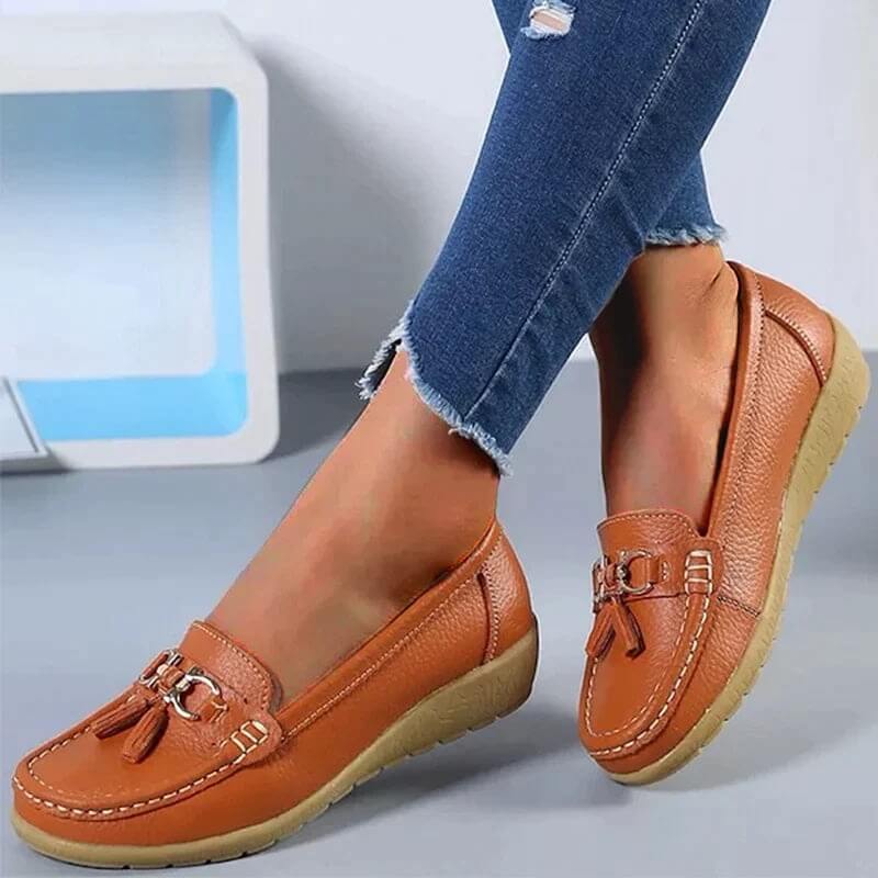Orthopedic Leather Moccasin